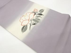 塩瀬椿模様名古屋帯